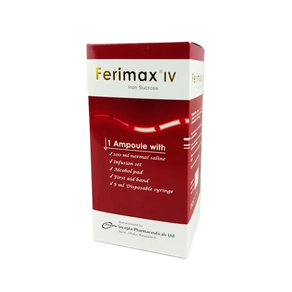 Ferimax IV Injection or Infusion 100 mg/5 ml