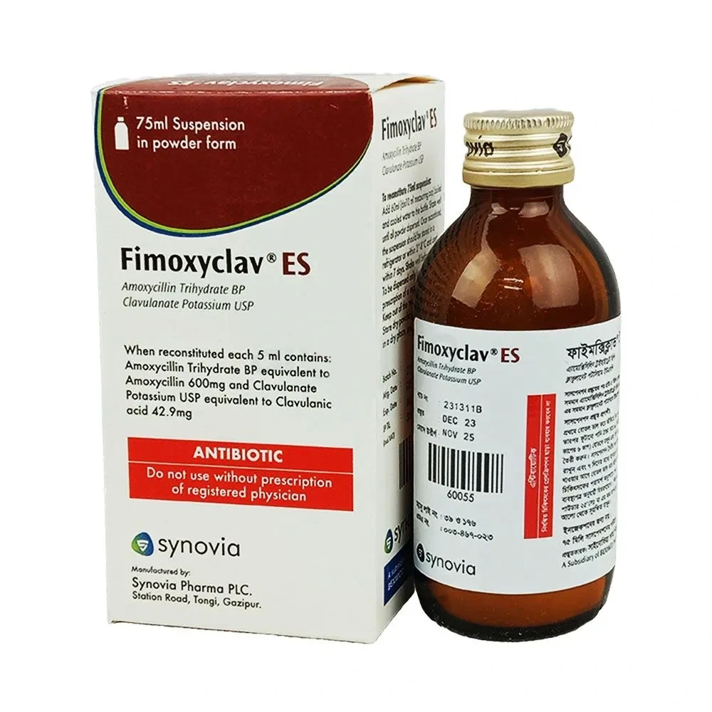 Fimoxyclav ES Powder for Suspension (600 mg+42.9 mg)/5 ml