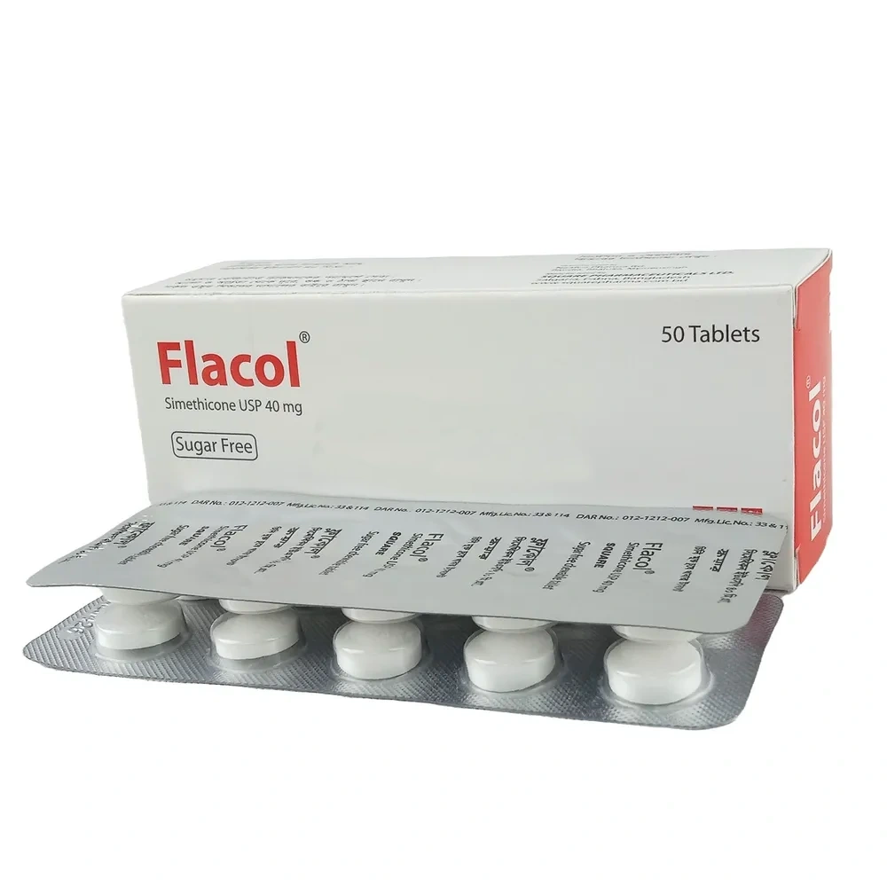 Flacol Chewable Tablet 40 mg