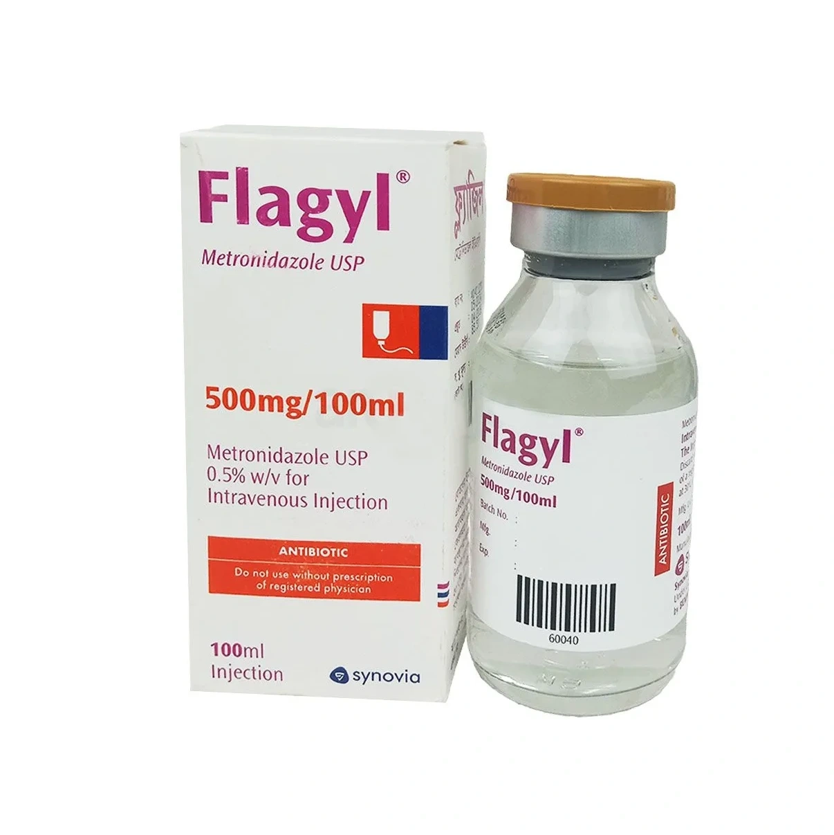 Flagyl IV Infusion 500 mg/100 ml