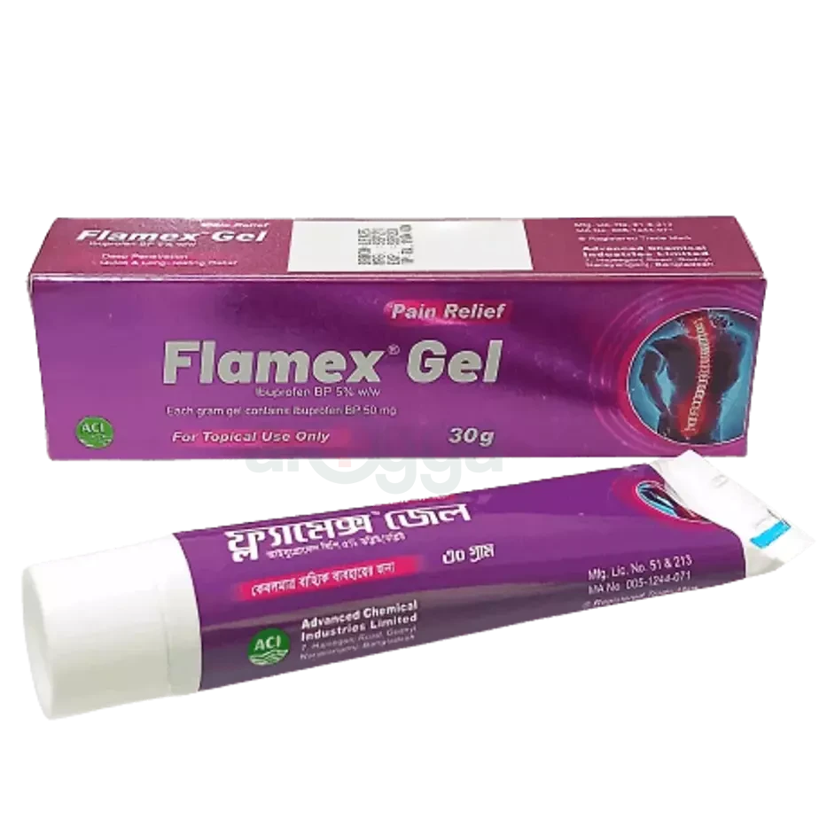 Flamex Topical Gel 5% w/w