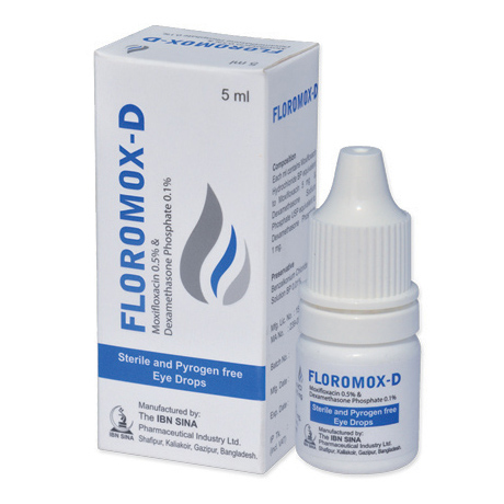 Floromox-D Ophthalmic Solution 0.5%+0.1%