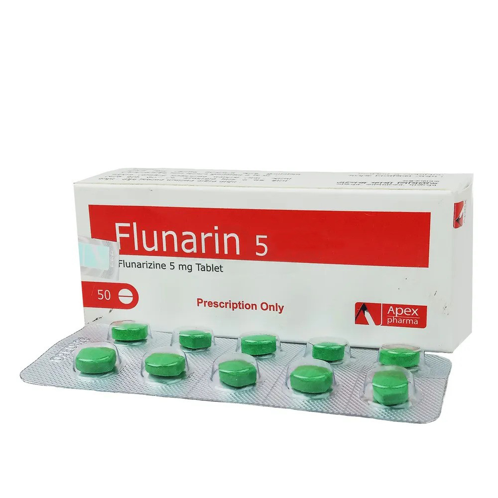 Flunarin Tablet 5 mg