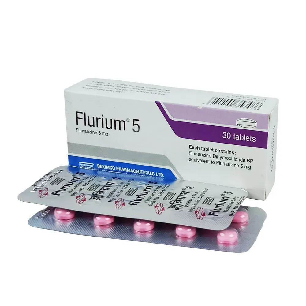 Flurium Tablet 5 mg