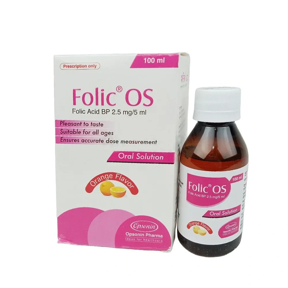 Folic OS Oral Solution 2.5 mg/5 ml