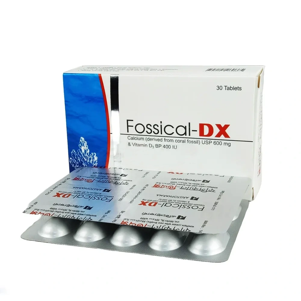 Fossical-DX Tablet 600 mg+400 IU