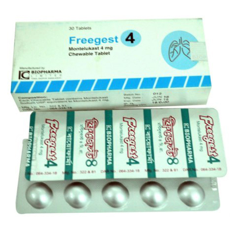 Freegest Chewable Tablet 4 mg