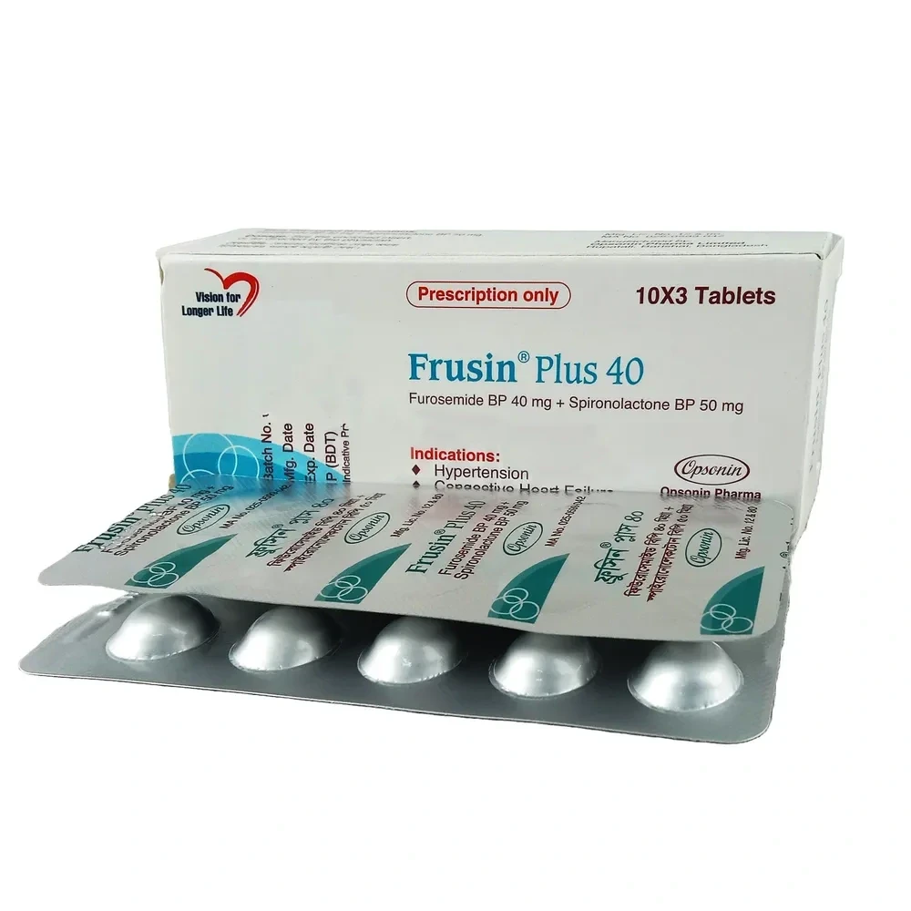 Frusin Plus Tablet 40 mg+50 mg