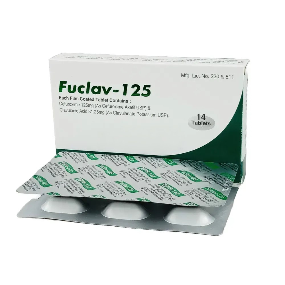 Fuclav Tablet 125 mg+31.25 mg