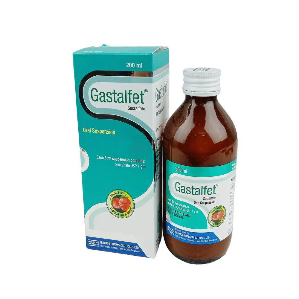 Gastalfet Oral Suspension 1 gm/5 ml