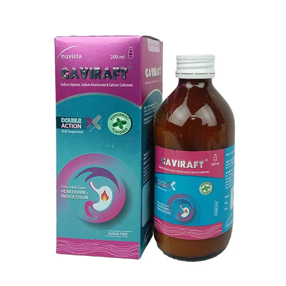 Gaviraft Oral Suspension (500 mg+213 mg+325 mg)/10 ml