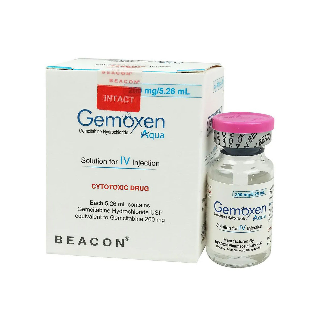 Gemoxen Aqua IV Infusion 200 mg/5.26 ml