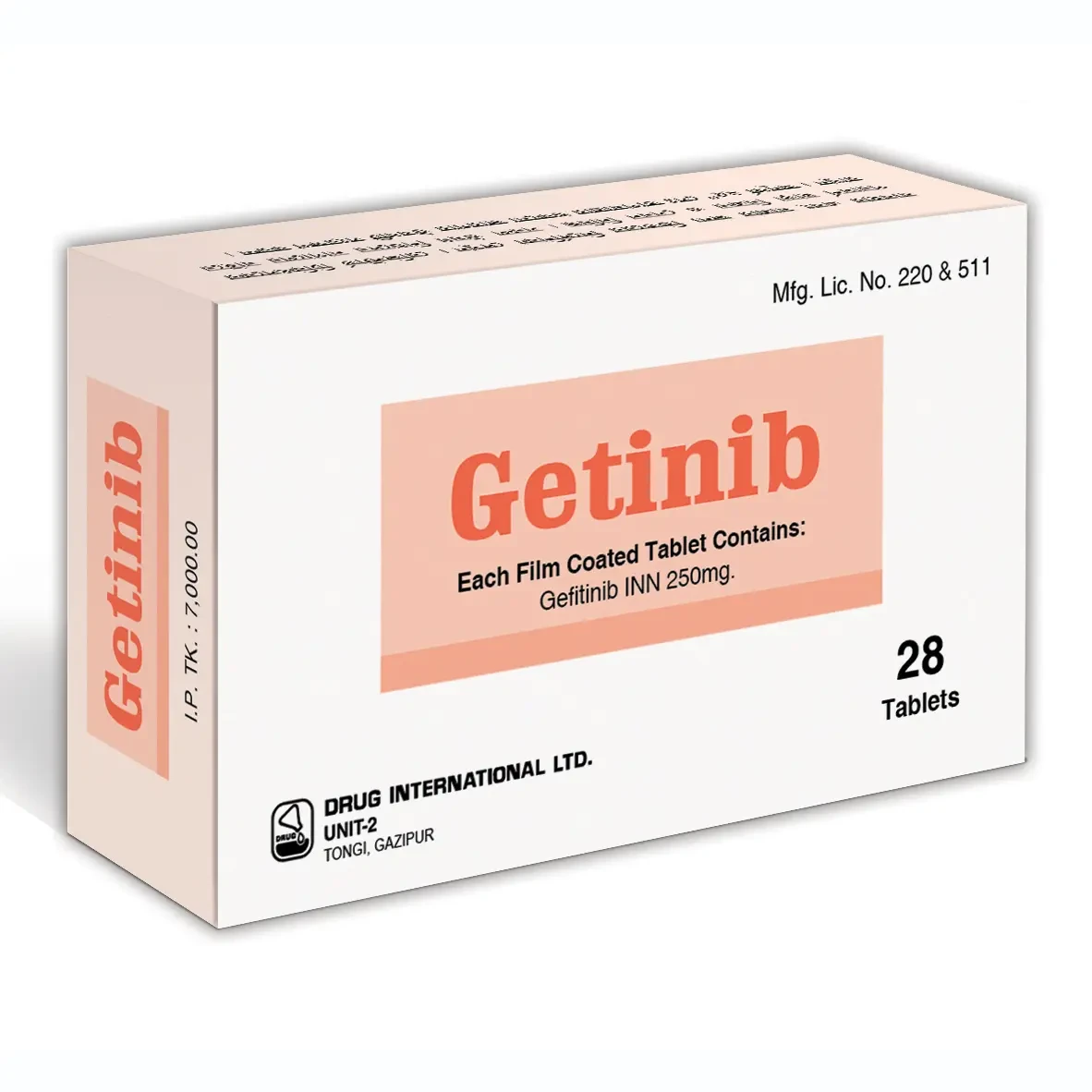Getinib Tablet 250 mg