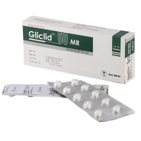 Gliclid MR Tablet (Modified Release) 60 mg