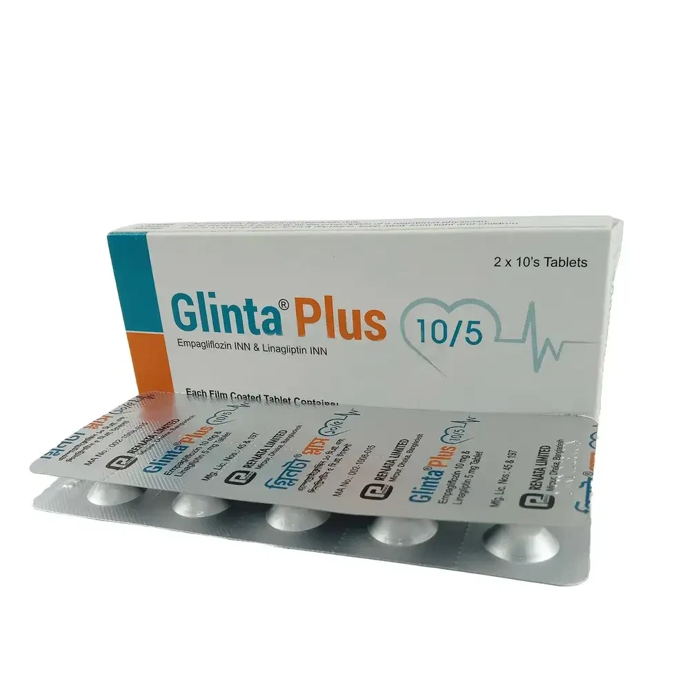 Glinta Plus Tablet 10 mg+5 mg