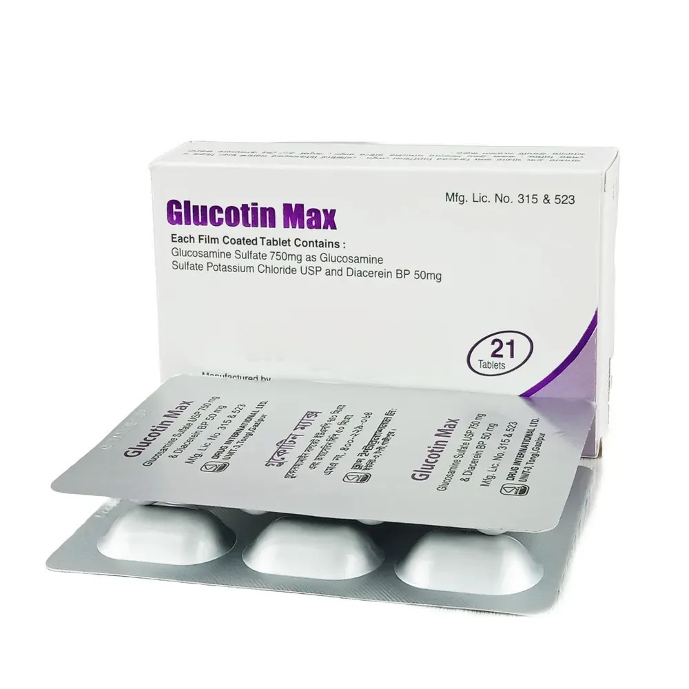 Glucotin Max Tablet 750 mg+50 mg