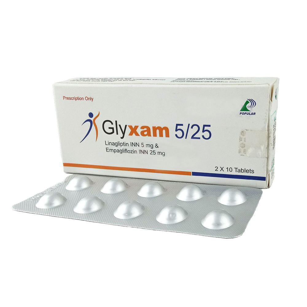 Glyxam Tablet 25 mg+5 mg