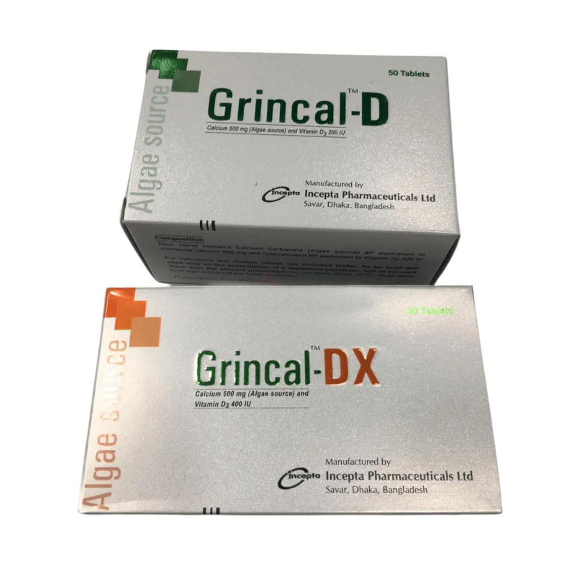 Grincal DX Tablet 600 mg+400 IU