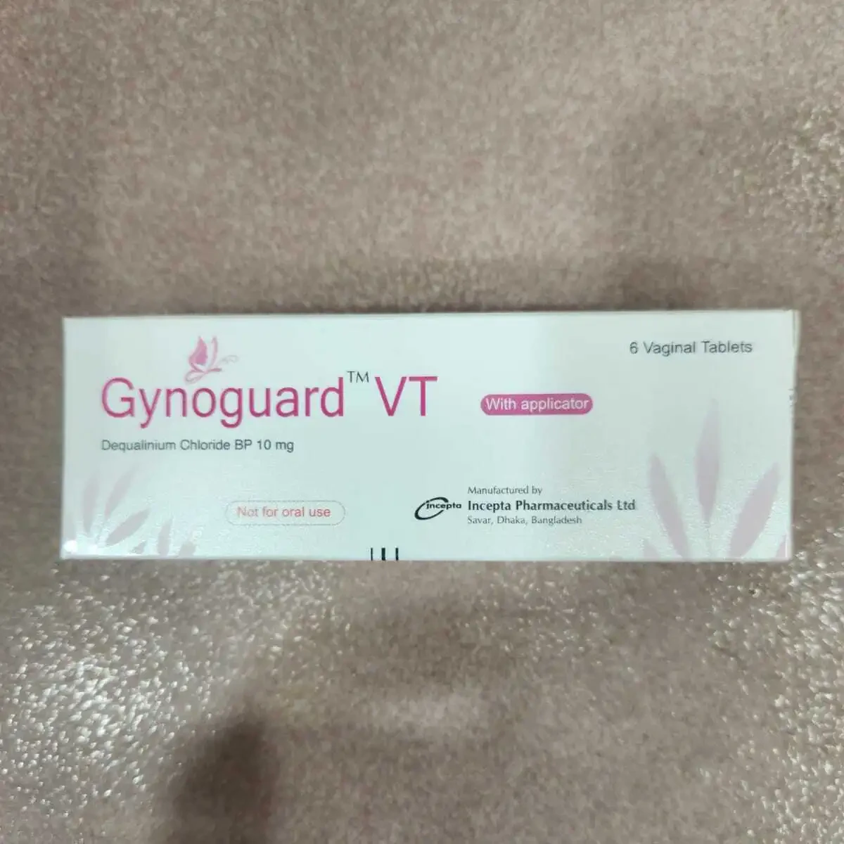 Gynoguard VT Vaginal Tablet 10 mg