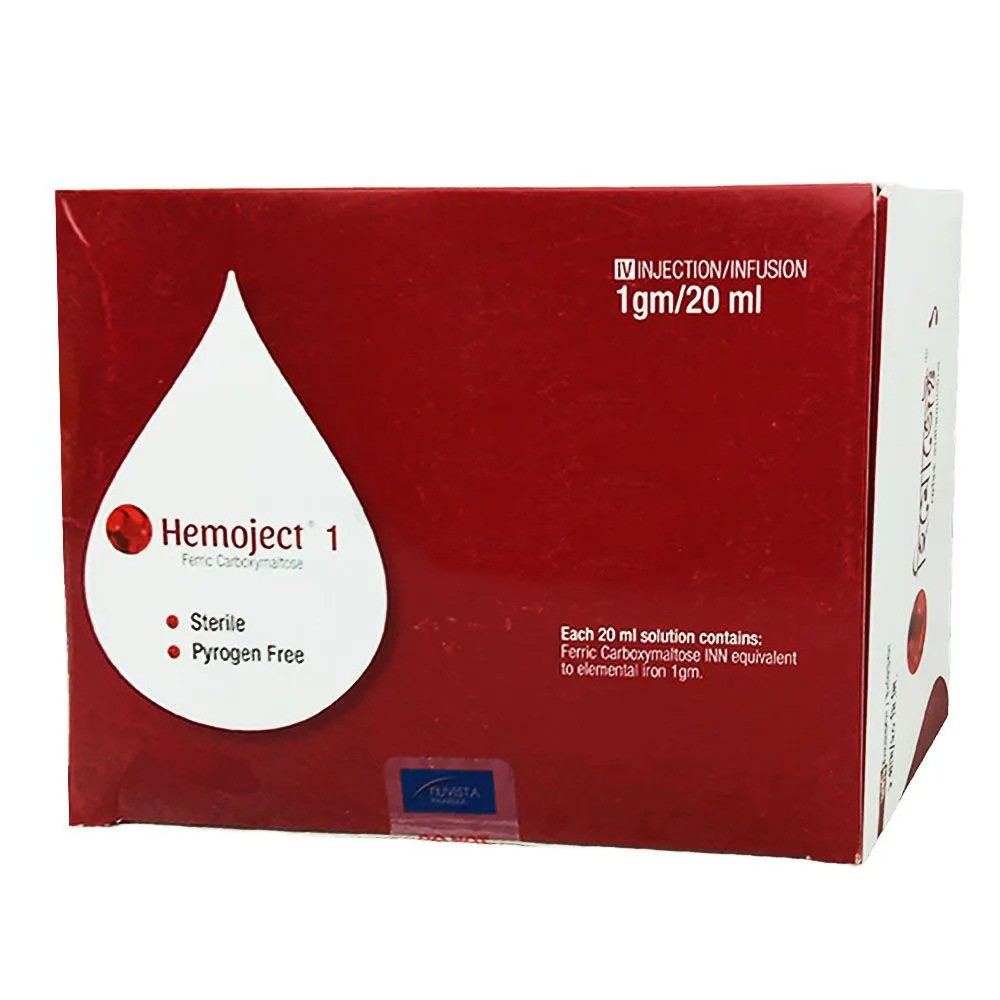 Hemoject IV Injection or Infusion 1 gm/20 ml