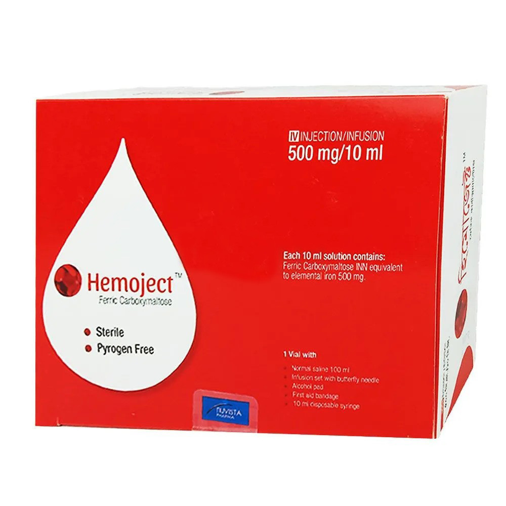 Hemoject IV Injection or Infusion 500 mg/10 ml