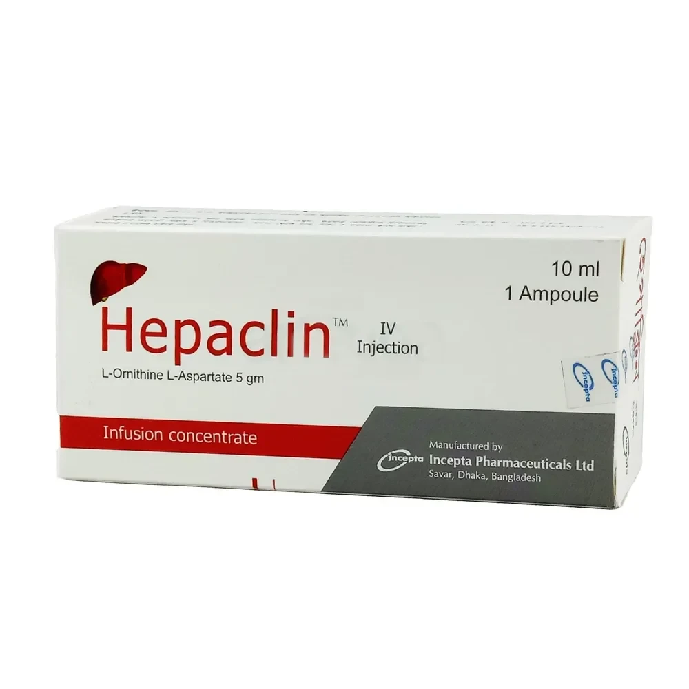 Hepaclin IV Injection 5 gm/10 ml