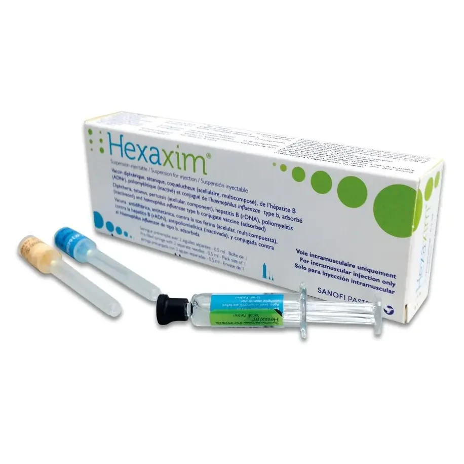 Hexaxim হেক্সাক্সিম - Diphtheria + Tetanus + Pertussis + Hepatitis B + Polio + HIB
