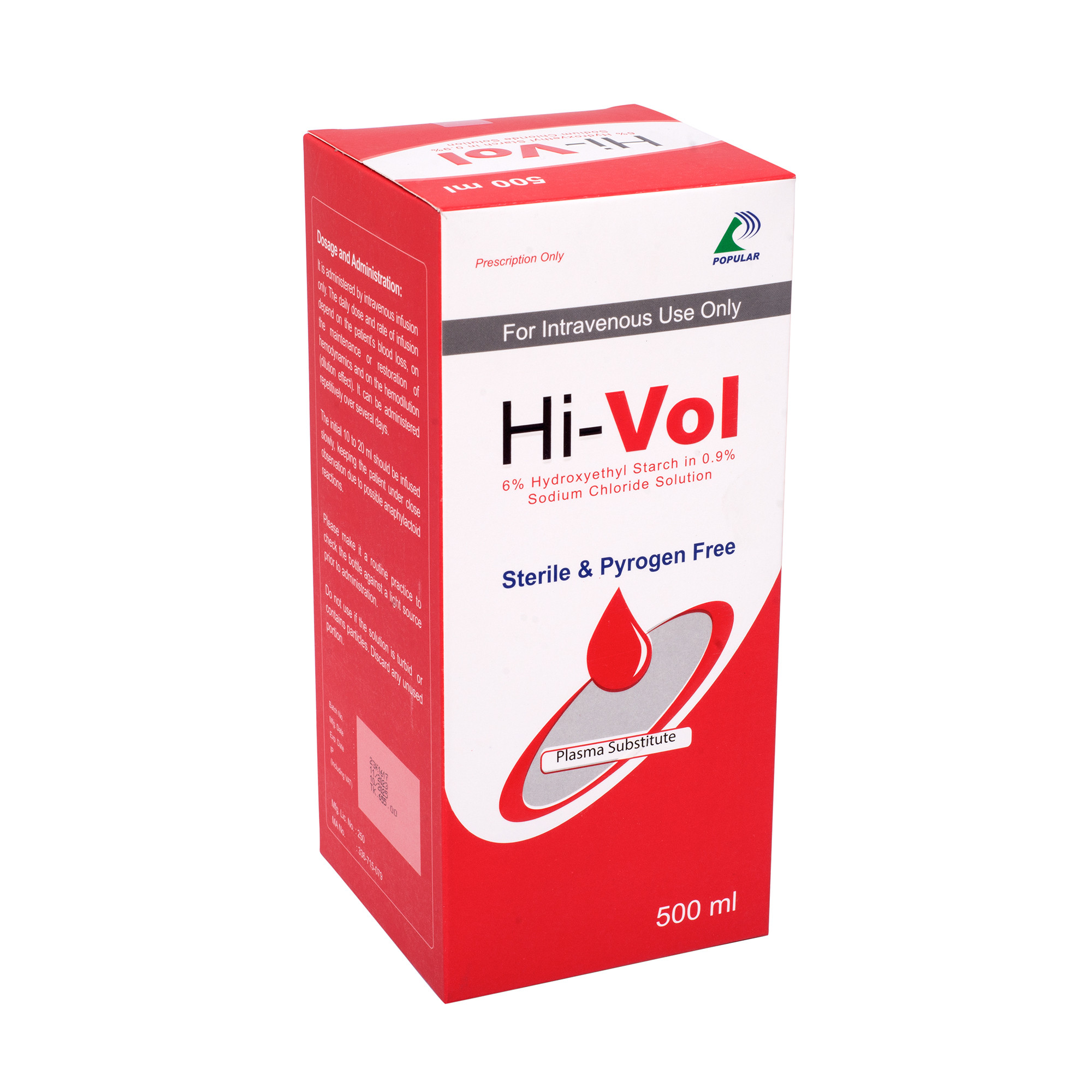 Hi-Vol IV Infusion 6%+0.9%