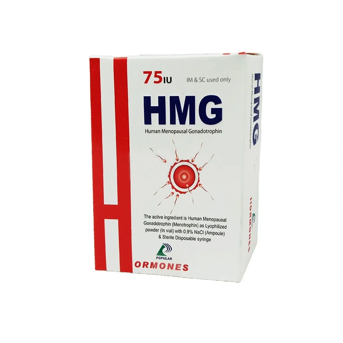 HMG IM/SC Injection 75 IU/vial