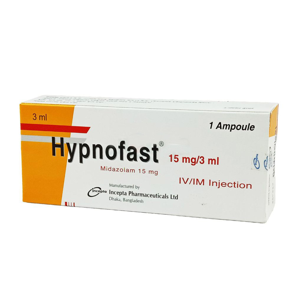 Hypnofast IM/IV Injection 15 mg/3 ml