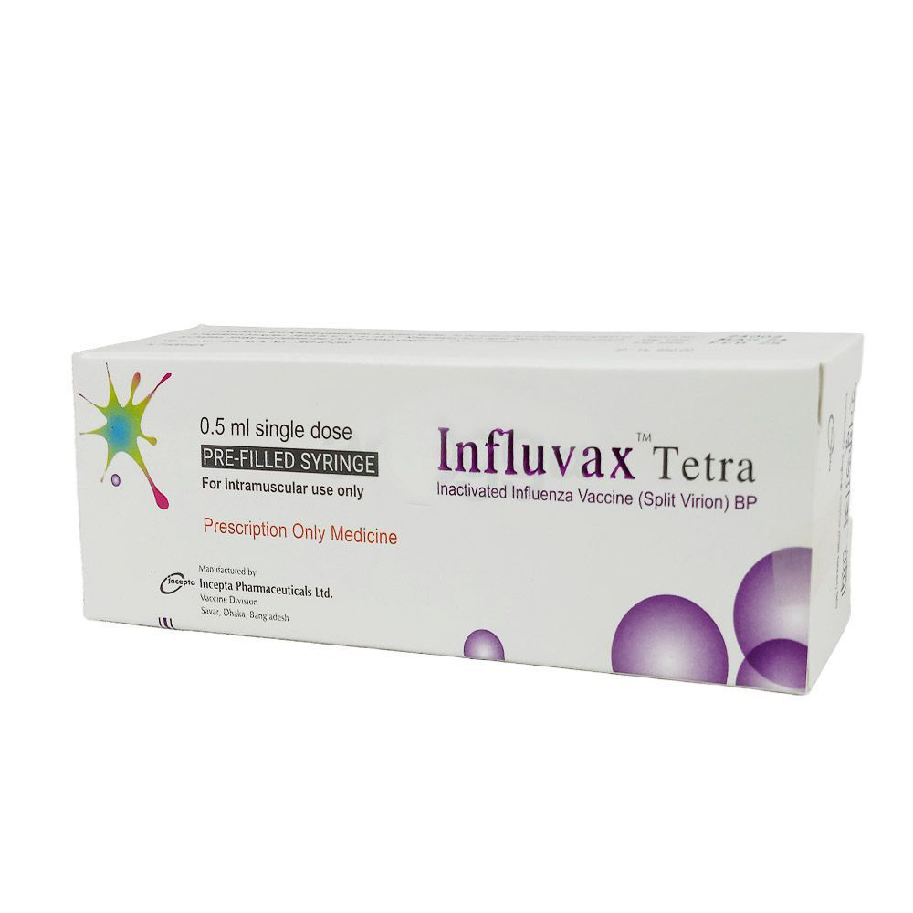 Influvax Tetra IM Injection 0.5 ml/pre-filled syringe