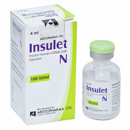 Insulet N SC Injection 100 IU/ml