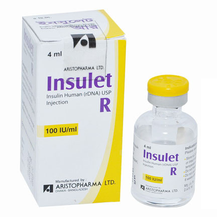 Insulet R SC Injection 100 IU/ml