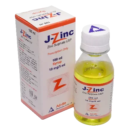 J-Zinc Syrup 10 mg/5 ml