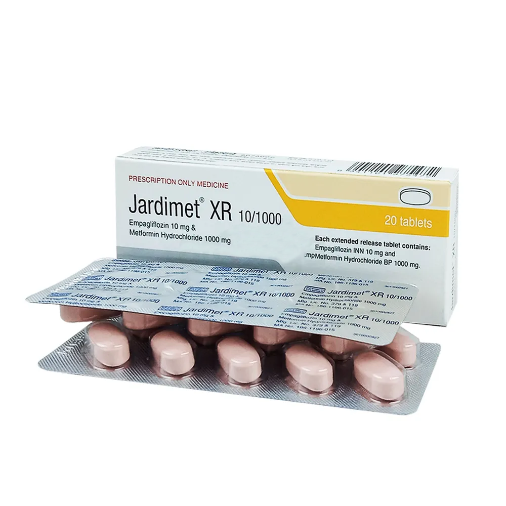 Jardimet XR Tablet (Extended Release) 10 mg+1000 mg