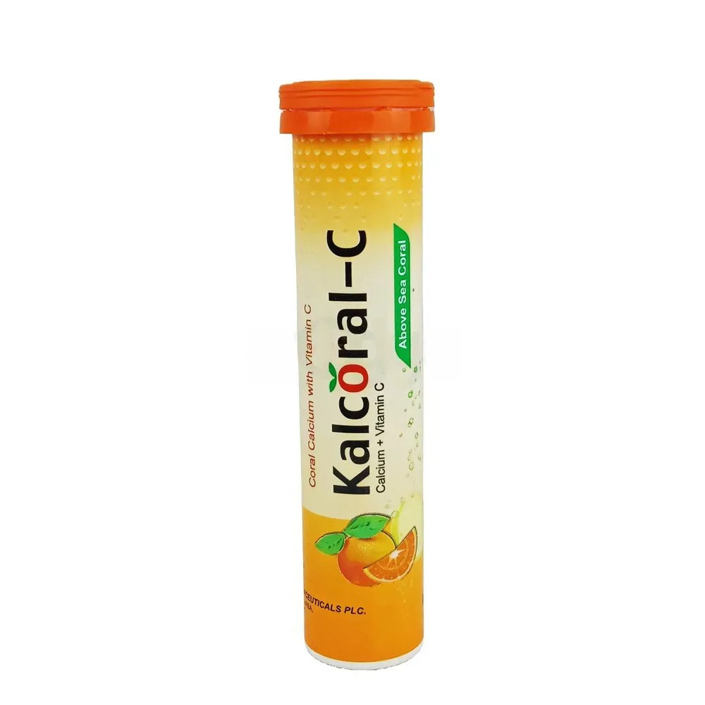 Kalcoral-C Effervescent Tablet 1000 mg+327 mg (Coral Calcium)+500 mg