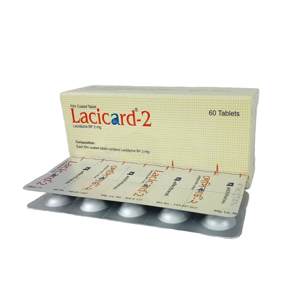 Lacicard Tablet 2 mg