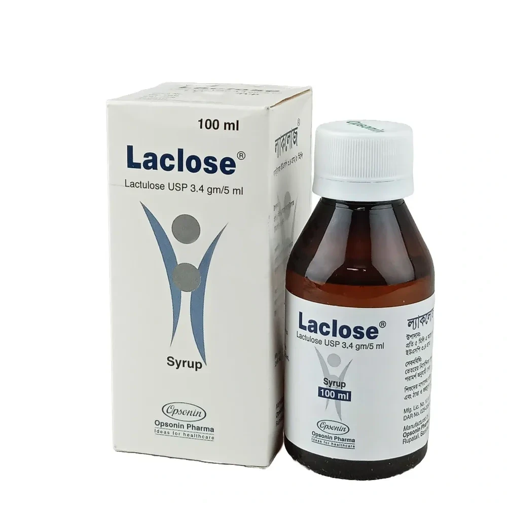 Laclose Oral Solution 3.35 gm/5 ml