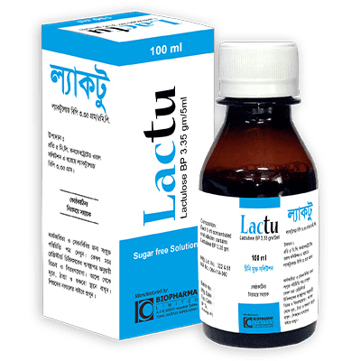 Lactu Oral Solution 3.35 gm/5 ml