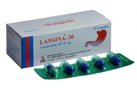 Lansina Capsule (Enteric Coated Pellets) 30 mg