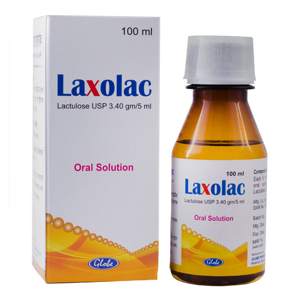 Laxolac Oral Solution 3.35 gm/5 ml