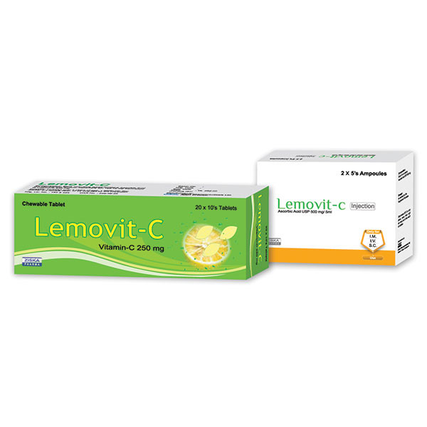 Lemovit-C Injection 500 mg/5 ml