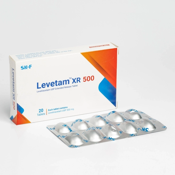 Levetam XR Tablet (Extended Release) 500 mg