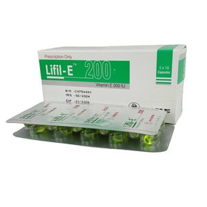 Lifil-E Capsule (Liquid Filled) 200 mg