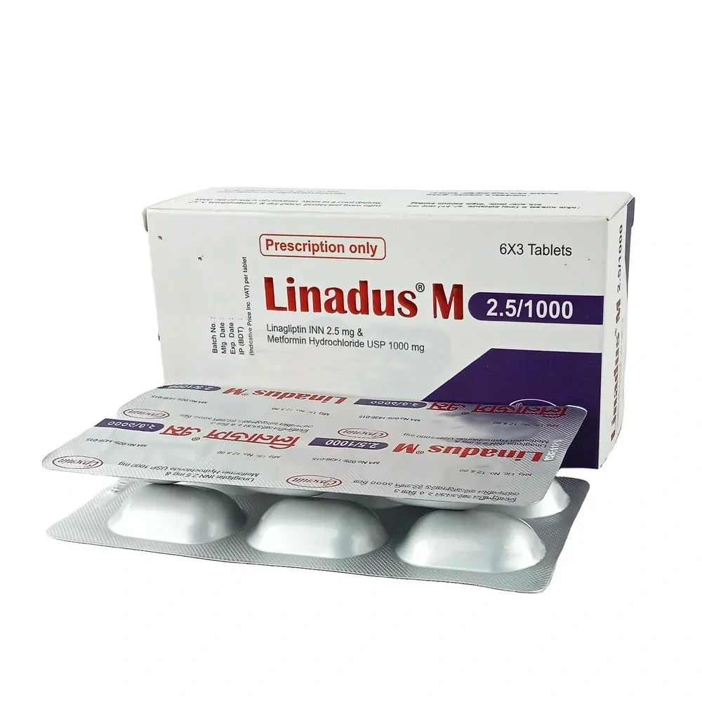 Linadus M Tablet 2.5 mg+1000 mg