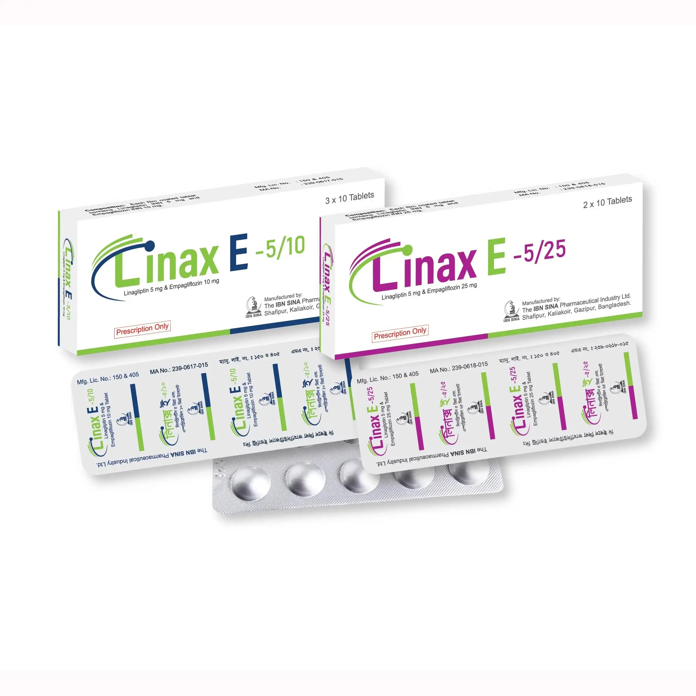 Linax-E Tablet 25 mg+5 mg