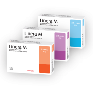 Linera M Tablet 2.5 mg+1000 mg