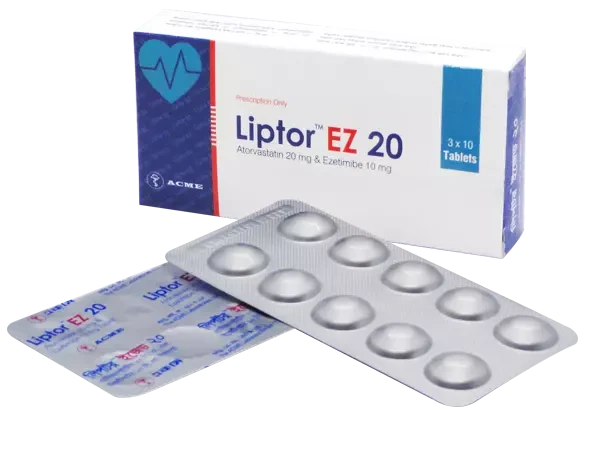 Liptor EZ Tablet 20 mg+10 mg