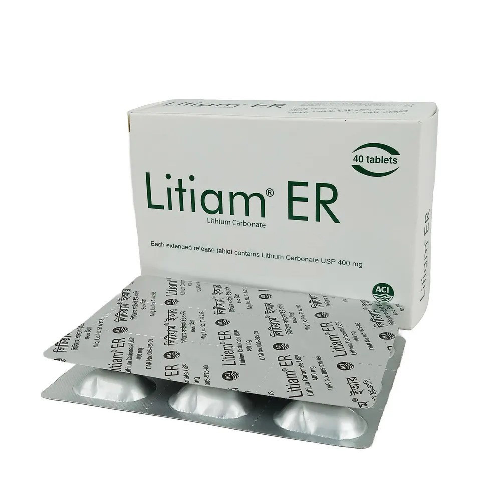 Litiam ER Tablet (Extended Release) 400 mg