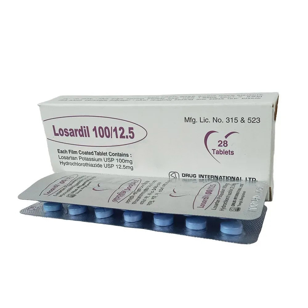 Losardil 100/12.5 Tablet 100 mg+12.5 mg